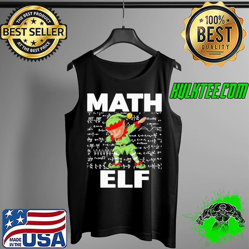 Pretty The Math Elf Dabbing 2021 Shirt Tank Top Pretty The Math Elf Dabbing 2021 Shirt Tank Top
