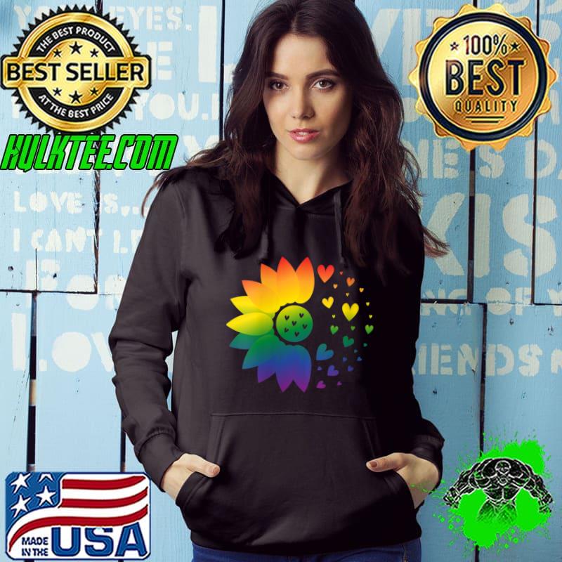 Rainbow LGBTQ Sunflower Pride T-shirt