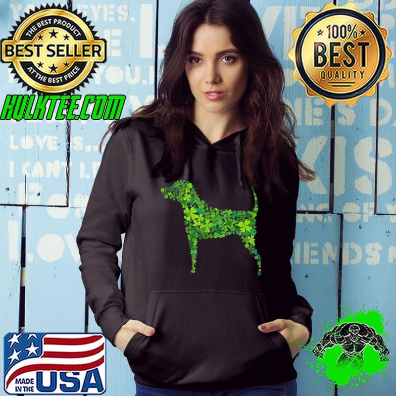 Saint Patrick's Day shamrock dog design T-Shirt