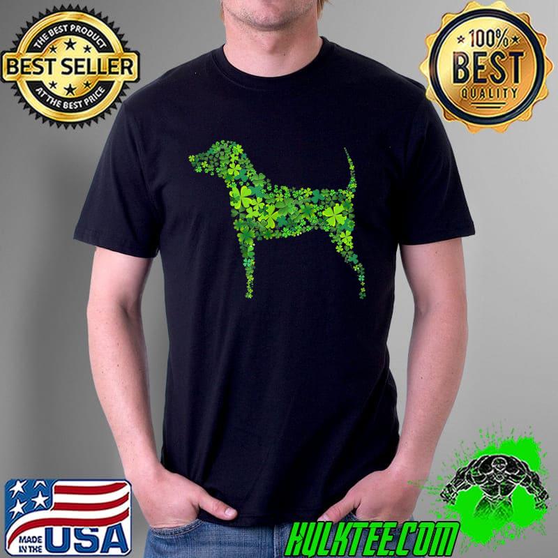 Saint Patrick's Day shamrock dog design T-Shirt Unisex Saint Patrick's Day shamrock dog design T-Shirt Unisex