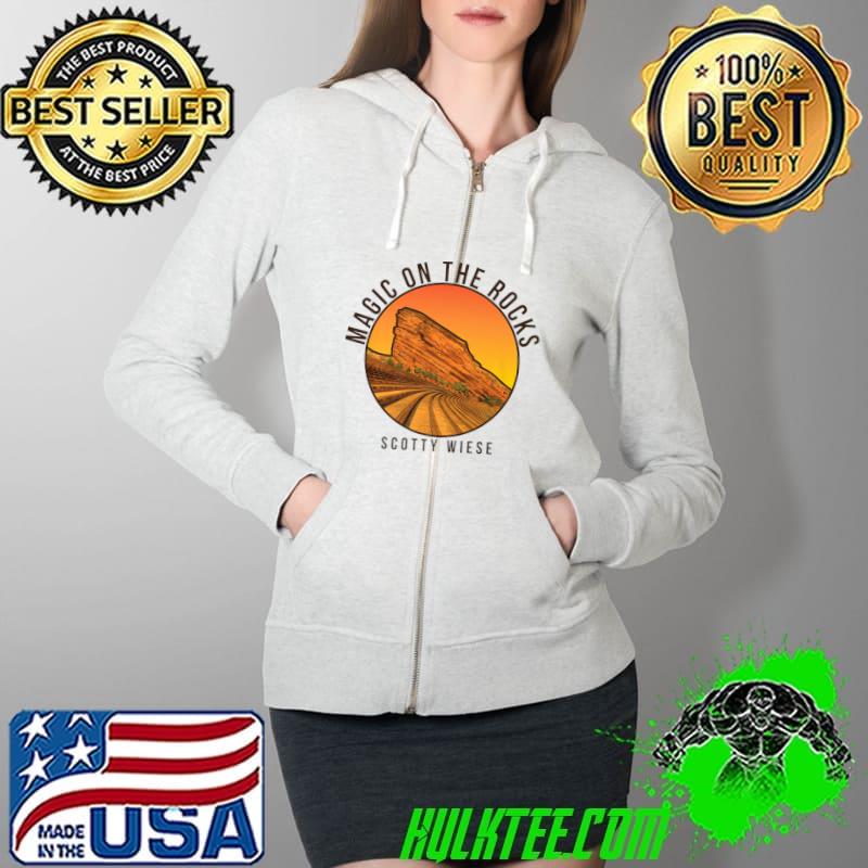 Scotty Wiese Magic on the Rocks Premium T-Shirt Full Zip Hooded Scotty Wiese Magic on the Rocks Premium T-Shirt Full Zip Hooded