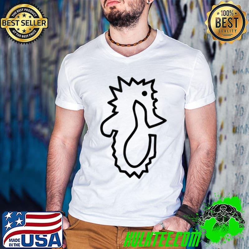 Sea Horse Seahorse Cartoon Drawing T-shirt