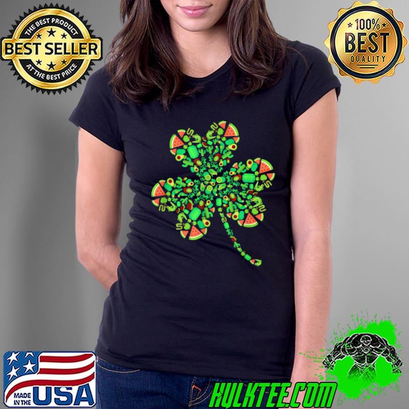 Shamrock of Colorful Green Things - Cute St Patrick’s Day T-Shirt