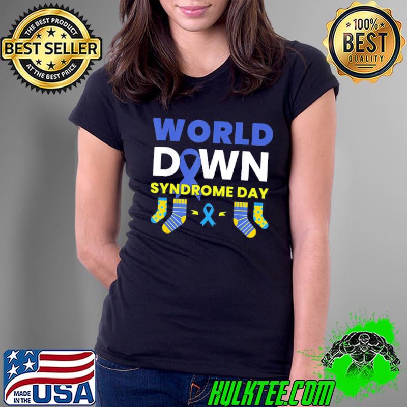 Socks 21 chromosome world down syndrome awareness day shirt