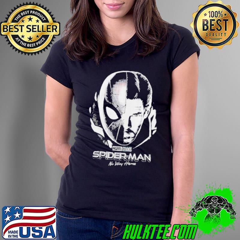 Spider man and doctor strange face shirt