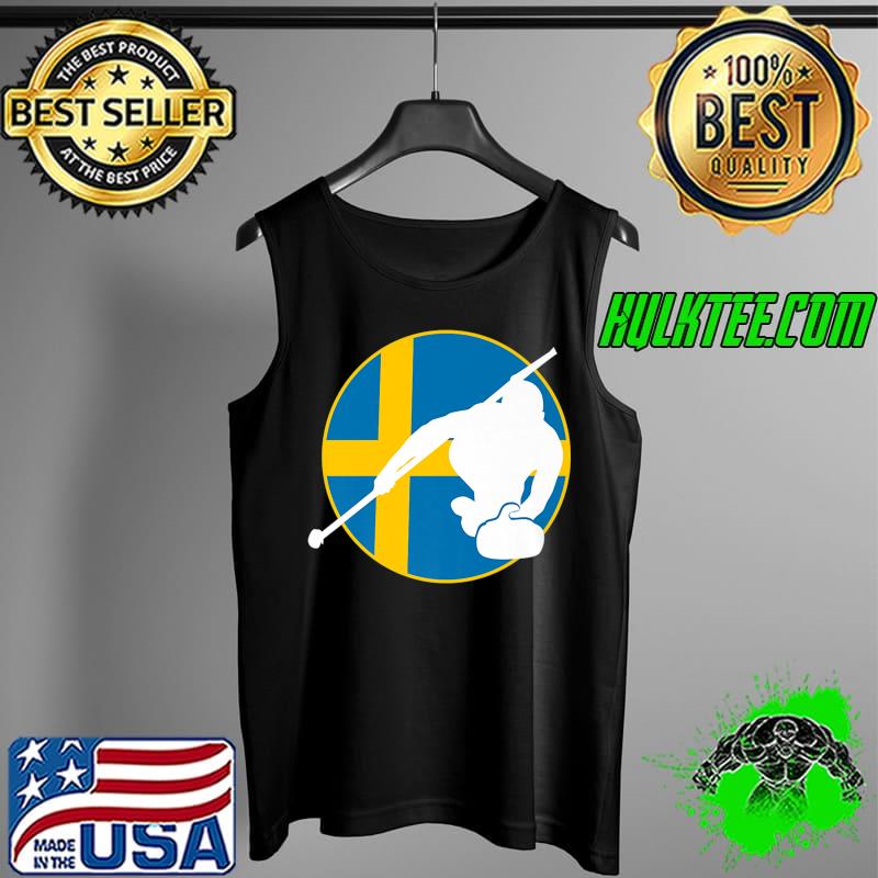 Sweden Swedish Team Curling Blue Yellow Winter Sports Premium T-Shirt Tank Top Sweden Swedish Team Curling Blue Yellow Winter Sports Premium T-Shirt Tank Top