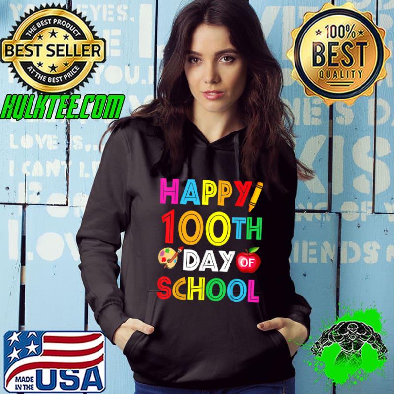 Top 100 Days Of School Teacher And Student T-Shirt Top 100 Days Of School Teacher And Student T-Shirt