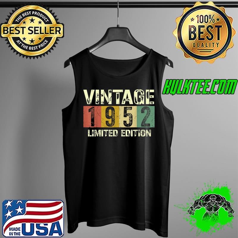 Top Vintage 70 Birthday Decorations Men 70th BDay 1952 Birthday T-Shirt Tank Top Top Vintage 70 Birthday Decorations Men 70th BDay 1952 Birthday T-Shirt Tank Top
