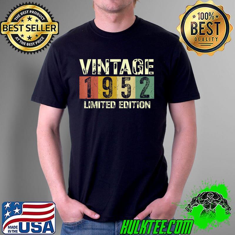 Top Vintage 70 Birthday Decorations Men 70th BDay 1952 Birthday T-Shirt Unisex Top Vintage 70 Birthday Decorations Men 70th BDay 1952 Birthday T-Shirt Unisex