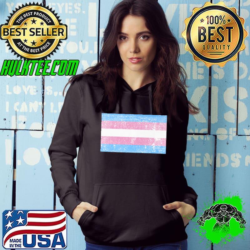 Transgender Trans Distressed Flag Pride Proud - LGBTQ+ Premium T-Shirt