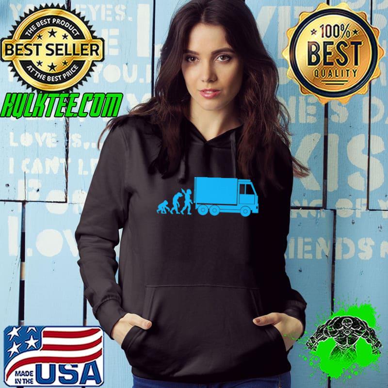Truck Driver Truck Long Driver Evolution Premium T-Shirt Hoodie Truck Driver Truck Long Driver Evolution Premium T-Shirt Hoodie