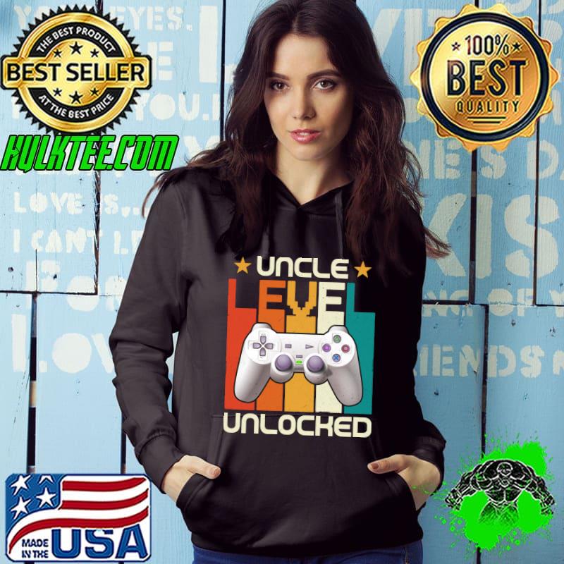 Uncle Level Unlocked Leveled Up To Uncle T-shirt