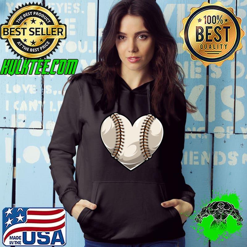 Valentines Day Baseball Heart Apparel, Funny Men Boys Kids T-shirt
