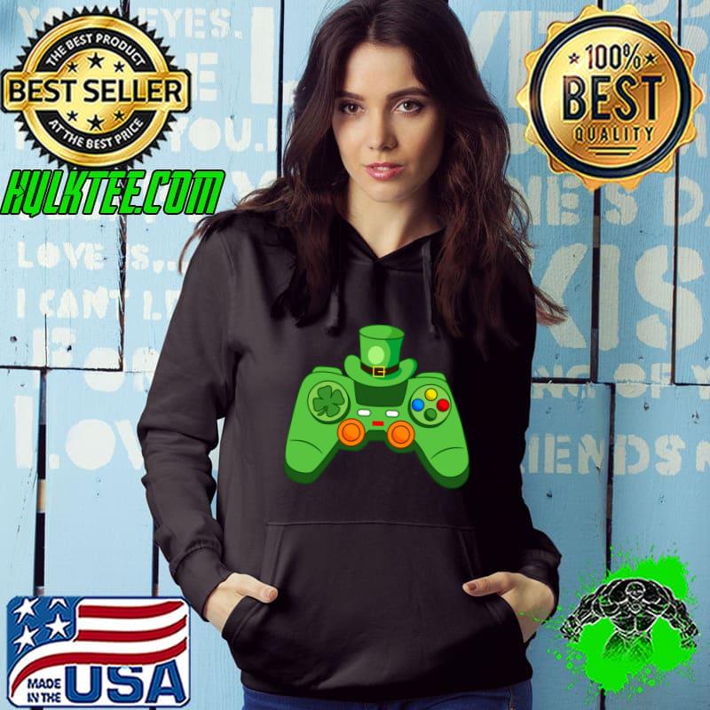 Video Gaming Controller Leprechaun Hat Gamer St Patricks Day T-shirt