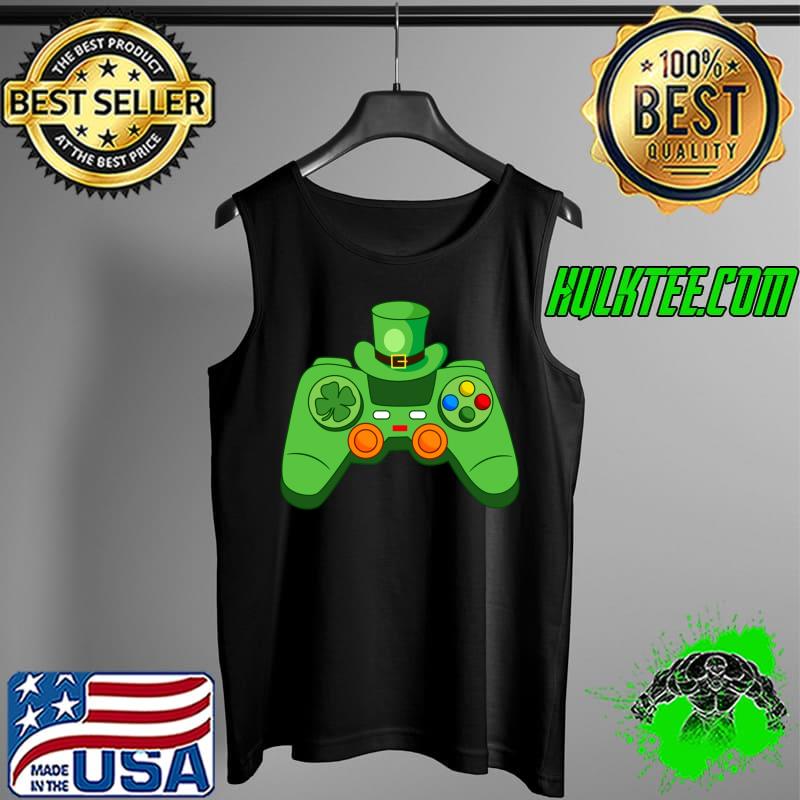 Video Gaming Controller Leprechaun Hat Gamer St Patricks Day T- Tank Top Video Gaming Controller Leprechaun Hat Gamer St Patricks Day T- Tank Top