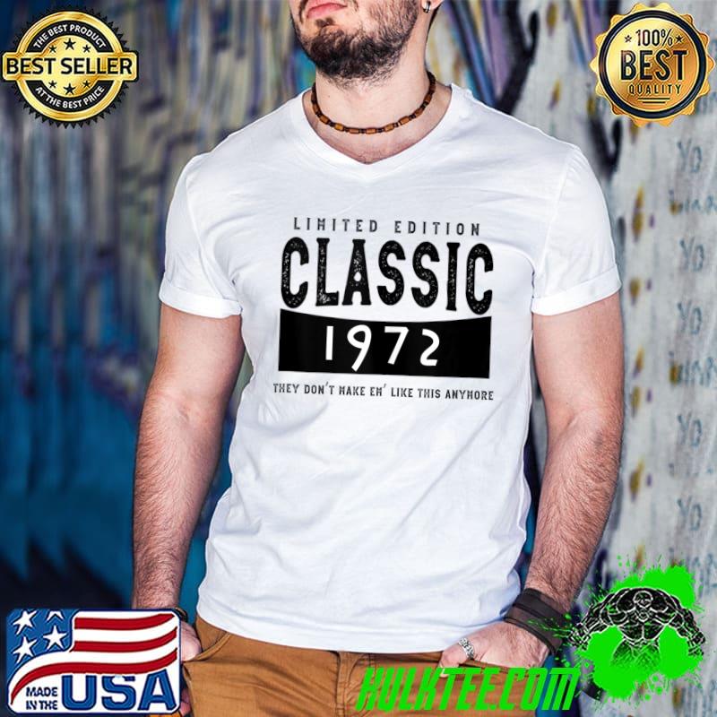 Vintage 50th Birthday Shirt Classic Car 1972 50 Years Old T-Shirt