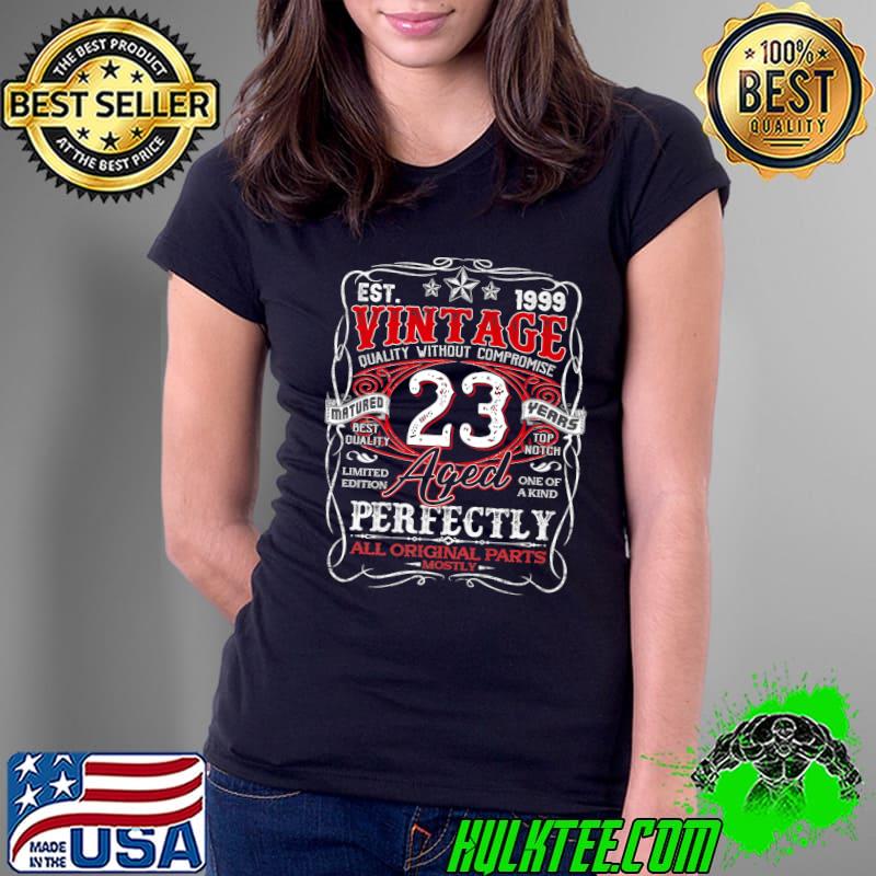 Vintage Retro EST 1999 23rd Birthday 23 Years Old Gifts Premium T-Shirt Ladies Tee Vintage Retro EST 1999 23rd Birthday 23 Years Old Gifts Premium T-Shirt Ladies Tee