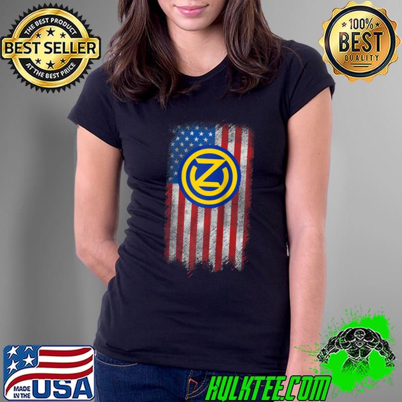 102nd Infantry Division - American Flag T- Ladies Tee 102nd Infantry Division - American Flag T- Ladies Tee