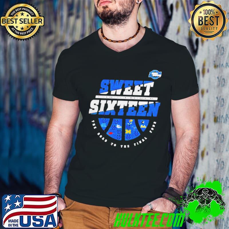 2022 ncaa basketball tournament sweet sixteen group starters Guys V Neck 2022 ncaa basketball tournament sweet sixteen group starters Guys V Neck