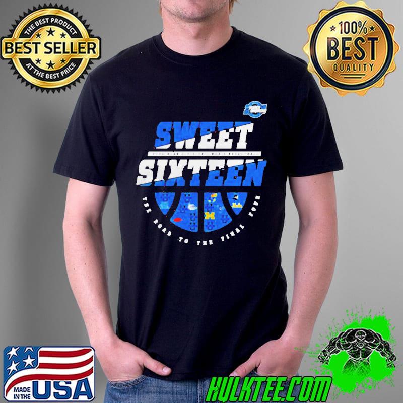 2022 ncaa basketball tournament sweet sixteen group starters shirt