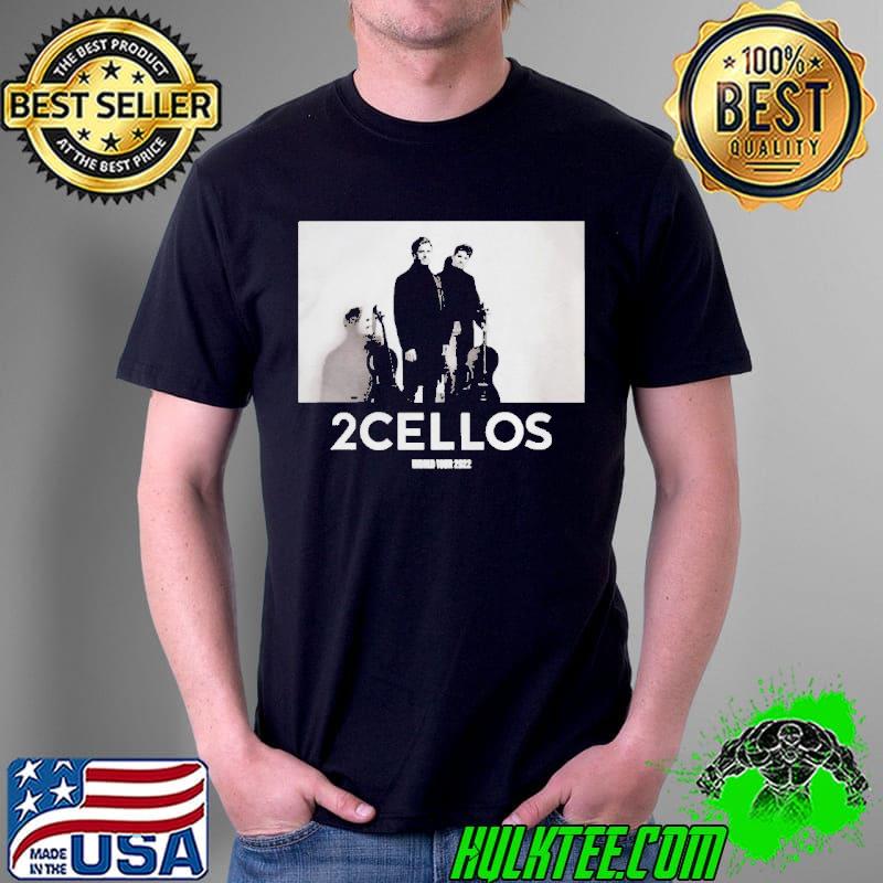 2cellos dedicated us tour 2022 double sided shirt