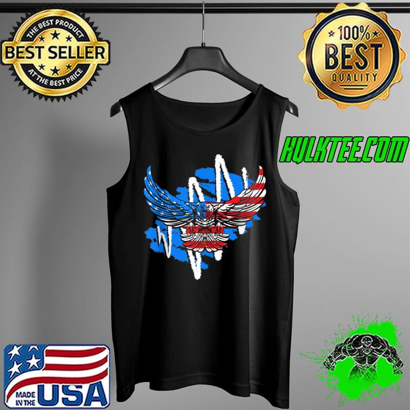 4th Of July Independence Day USA Flag Pride Eagle Freedom T- Tank Top 4th Of July Independence Day USA Flag Pride Eagle Freedom T- Tank Top