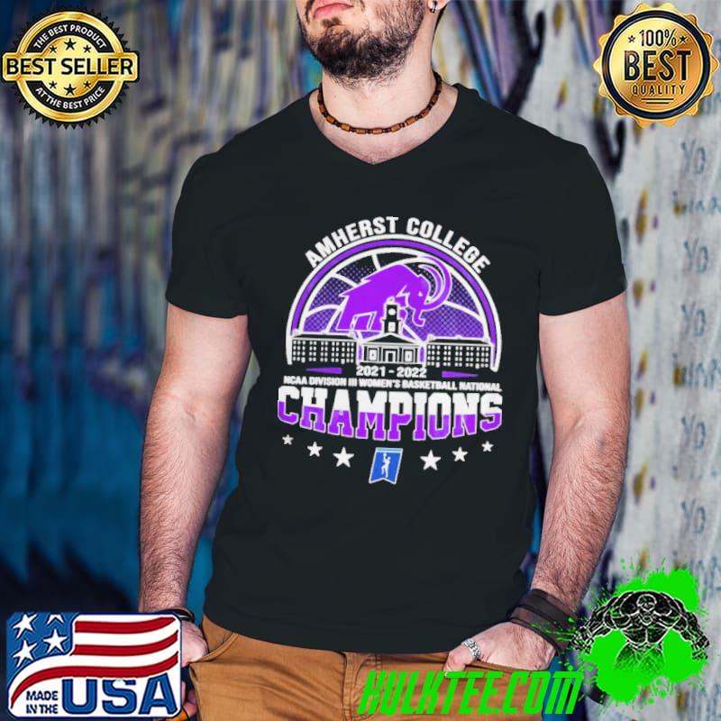 Amherst college 2022 ncaa Division iiI women's basketball national champions shirt