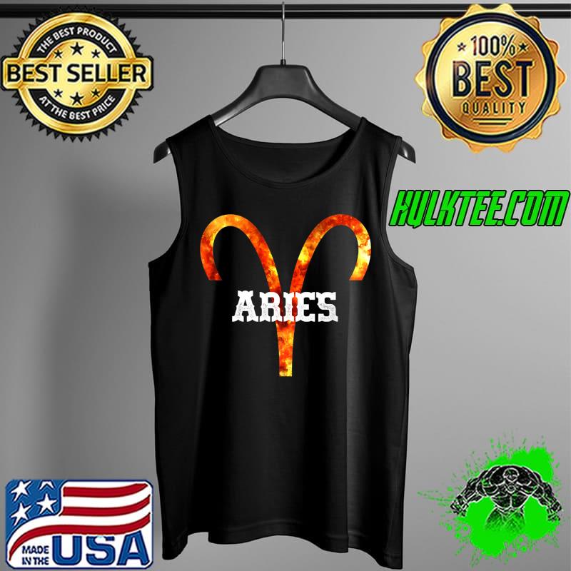 Aries Fire Sign Horoscope Flaming Personality Birthday Premium T-Shirt Tank Top Aries Fire Sign Horoscope Flaming Personality Birthday Premium T-Shirt Tank Top