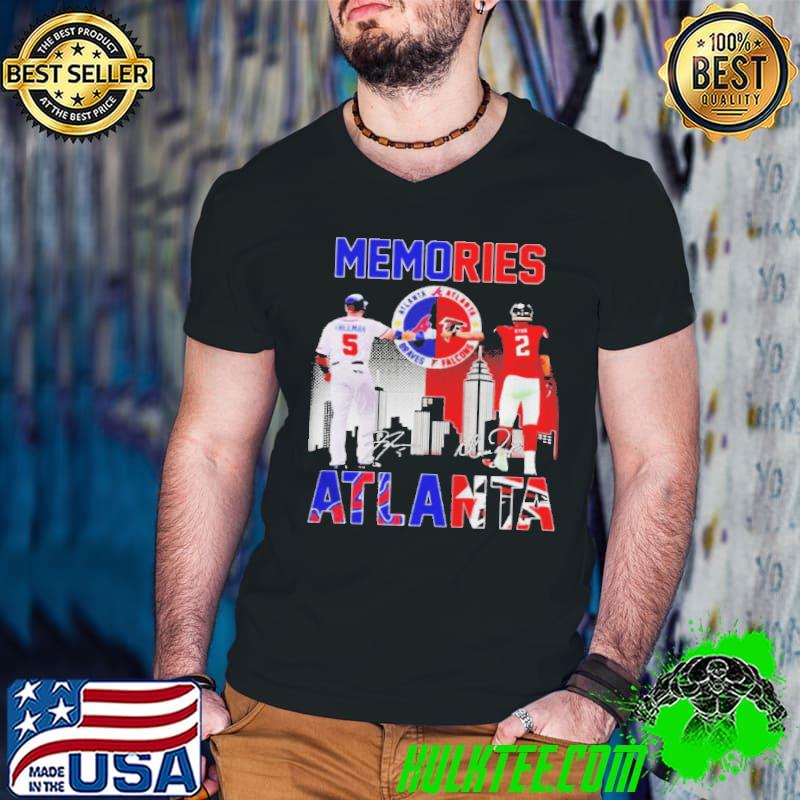 Atlanta braves and atlanta falcons memories freeman and ryan signatures Guys V Neck Atlanta braves and atlanta falcons memories freeman and ryan signatures Guys V Neck