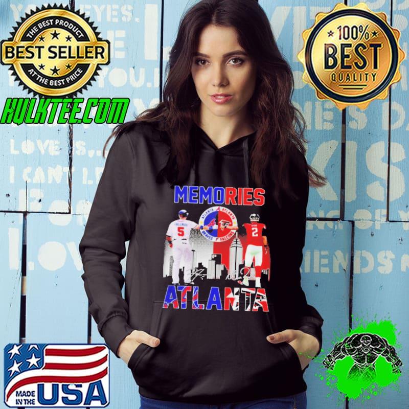Atlanta braves and atlanta falcons memories freeman and ryan signatures Hoodie Atlanta braves and atlanta falcons memories freeman and ryan signatures Hoodie