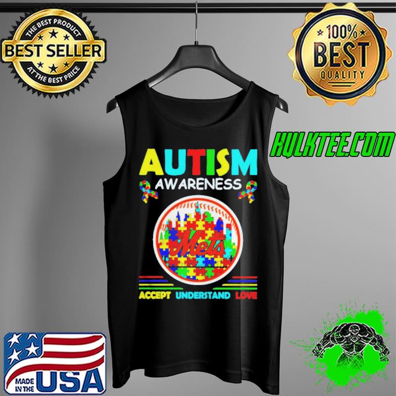 Autism awareness new york mets accept understand love Tank Top Autism awareness new york mets accept understand love Tank Top