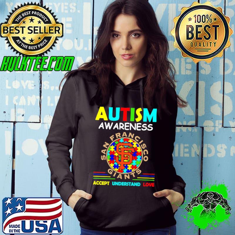 Autism Awareness San Francisco Giants Accept Understand Love Shirt