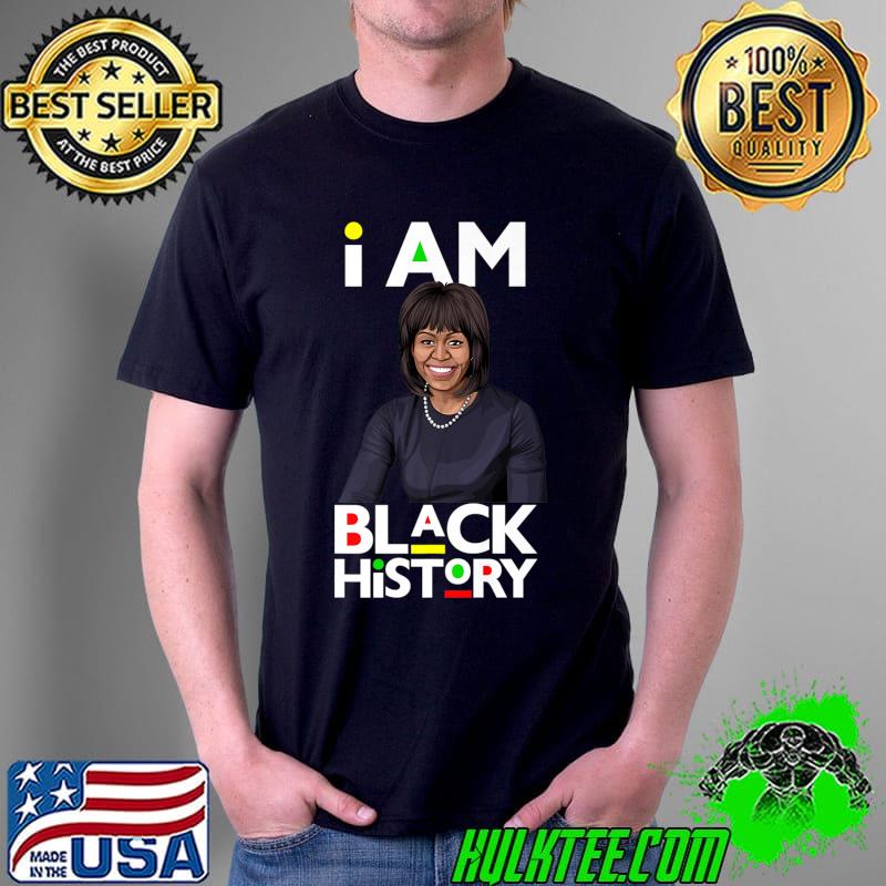 Awesome I Am Black History Michelle Obama International Women Queen Premium T-Shirt
