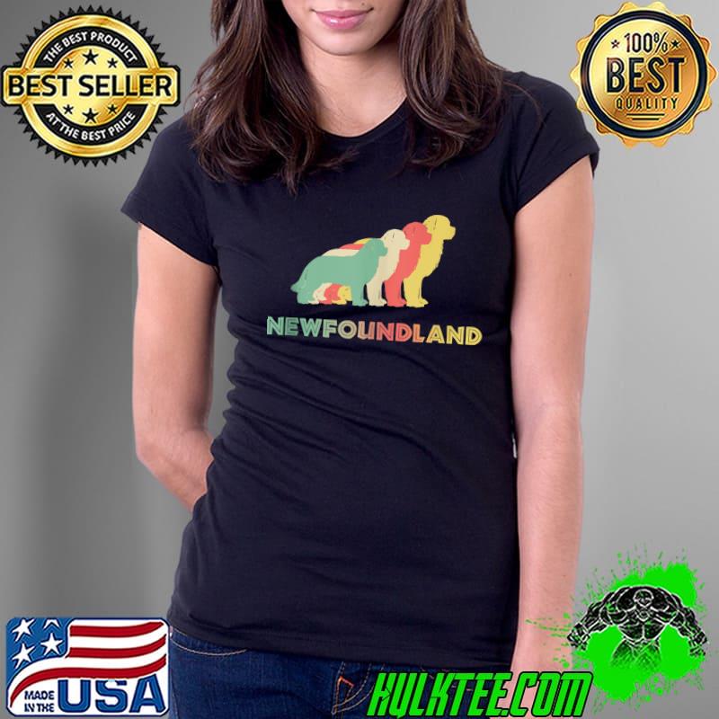 Awesome Retro Newfoundland Mom Funny Dog Mom Vintage T- Ladies Tee Awesome Retro Newfoundland Mom Funny Dog Mom Vintage T- Ladies Tee