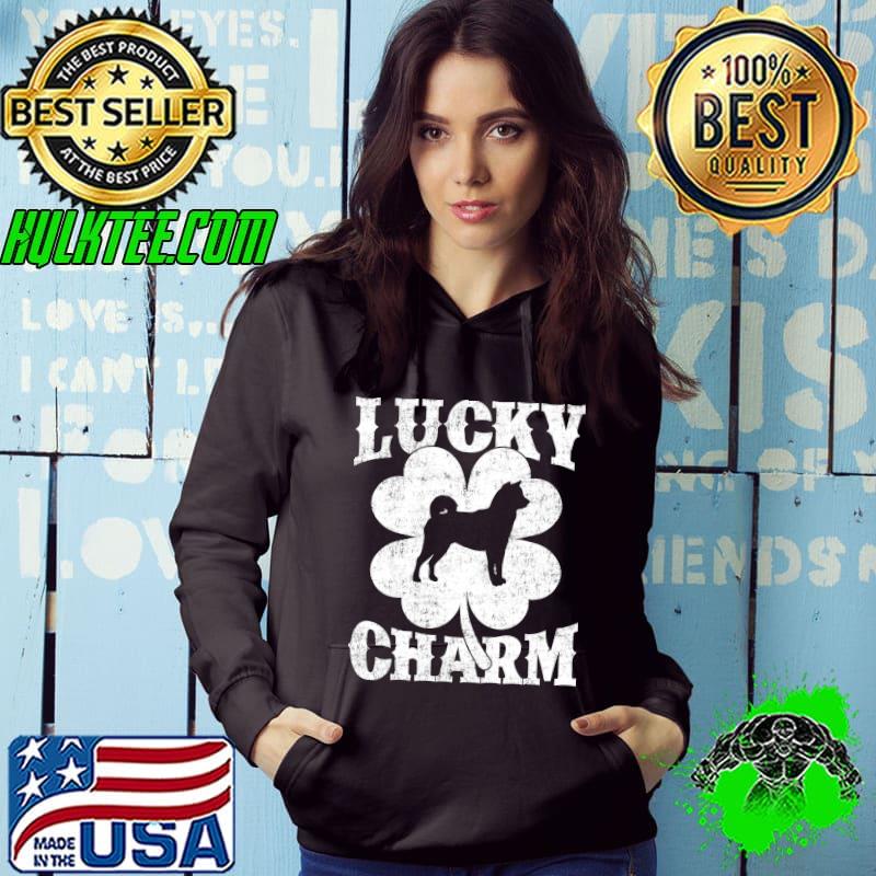 Awesome Shamrock Leaf Lucky Charm Shiba Inu Dog St Patrick's Day T-shirt