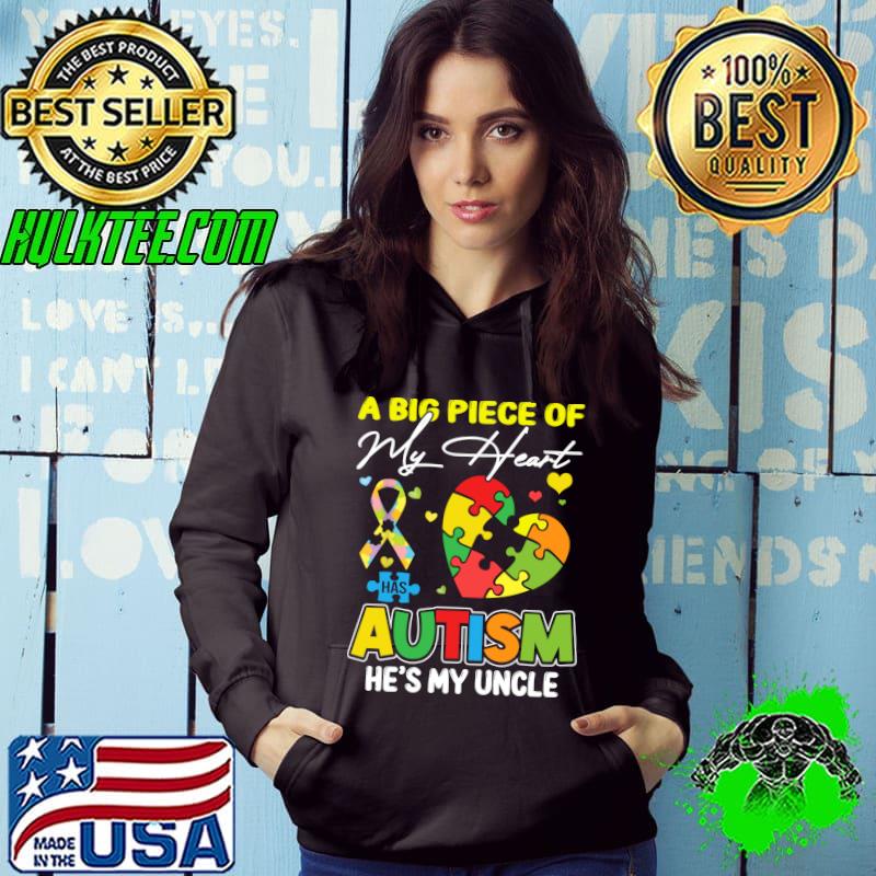Best A Piece Of My Heart Has Autism My Uncle T-shirt