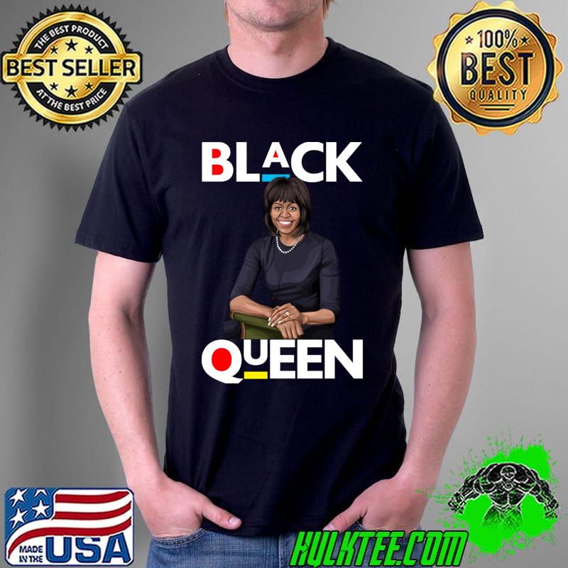 Best Black Queen Melanin Michelle Obama International Women T-shirt Best Black Queen Melanin Michelle Obama International Women T-shirt