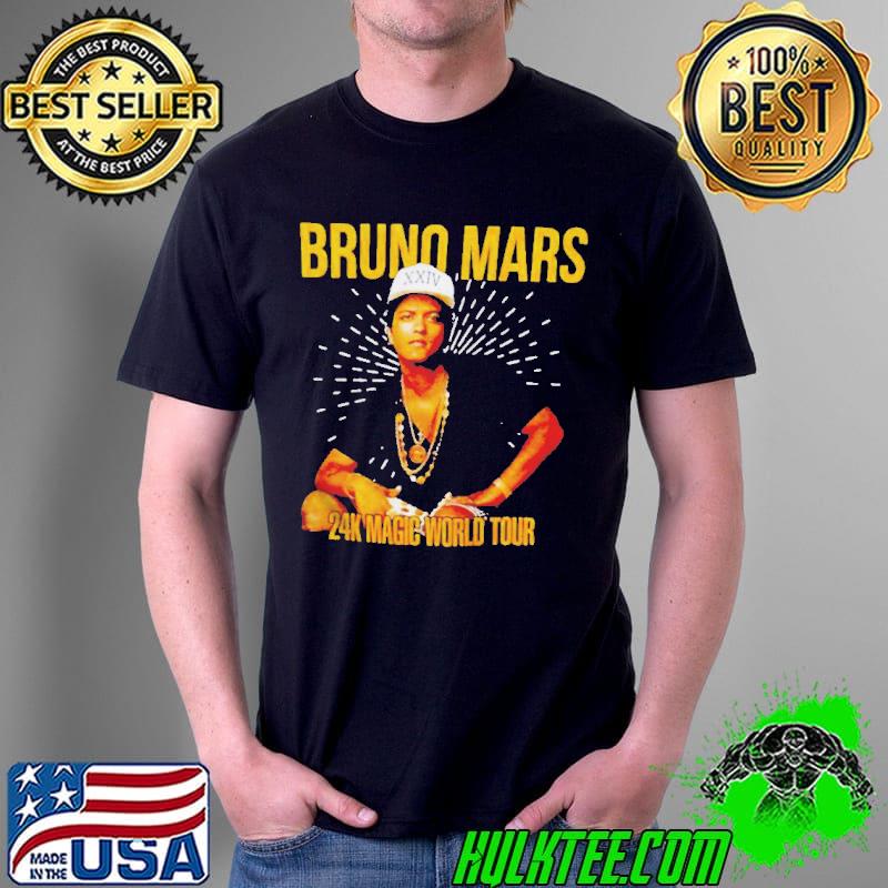Bruno mars 24k magic world tour shirt