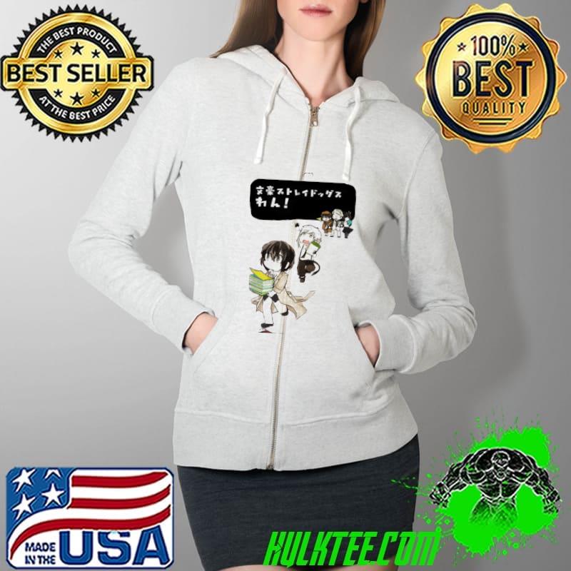Bungo stray dogs wan kawaiI mangacober Full Zip Hooded Bungo stray dogs wan kawaiI mangacober Full Zip Hooded