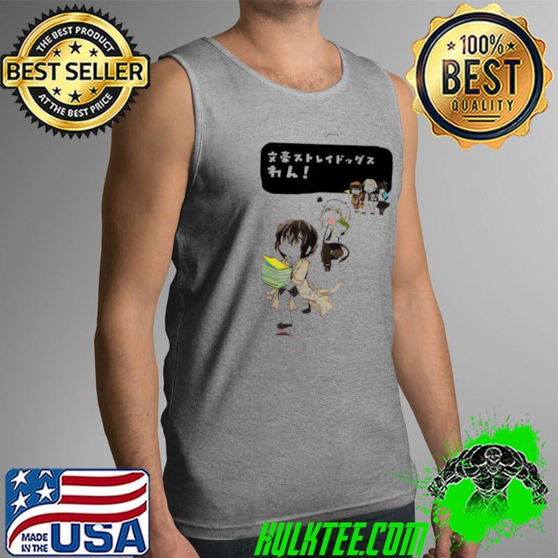Bungo stray dogs wan kawaiI mangacober Tank Top Bungo stray dogs wan kawaiI mangacober Tank Top