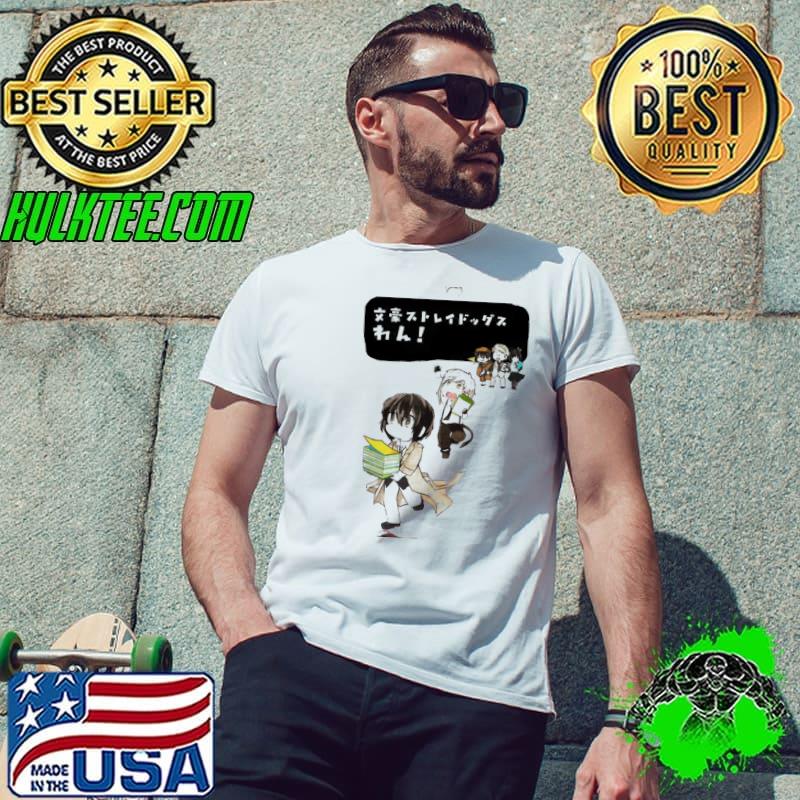 Bungo stray dogs wan kawaiI mangacober shirt Bungo stray dogs wan kawaiI mangacober shirt