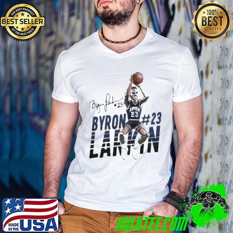 Byron larkin basketball signature shirt