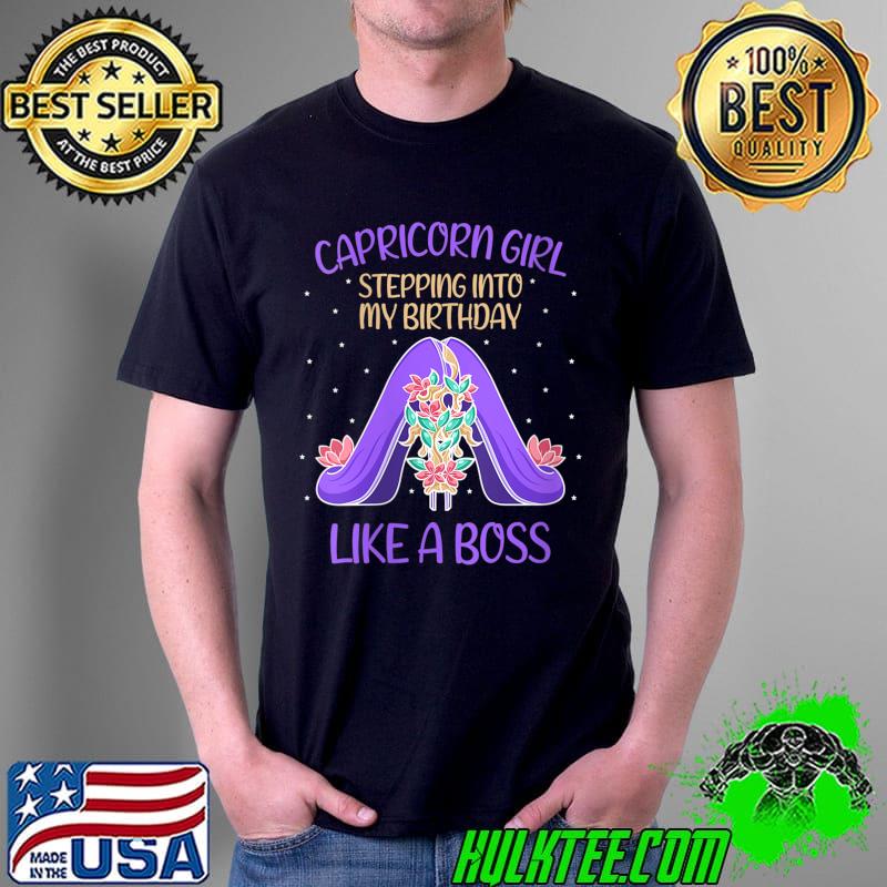 Capricorn gril stepping into my birthday December January Bday T- Unisex Capricorn gril stepping into my birthday December January Bday T- Unisex