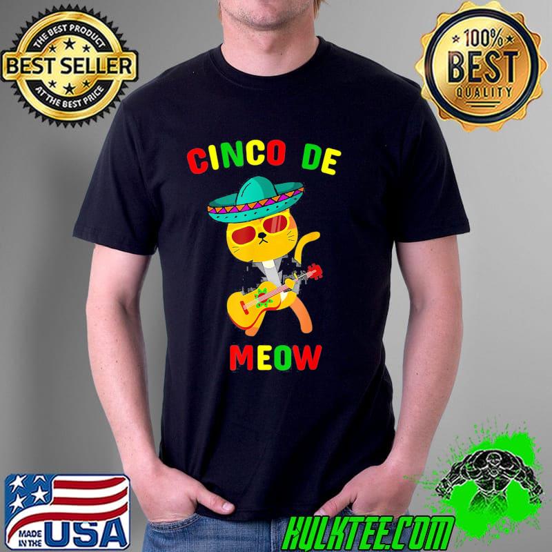Cinco De Meow Pinata Party Happy Cinco De Mayo T-Shirt Unisex Cinco De Meow Pinata Party Happy Cinco De Mayo T-Shirt Unisex