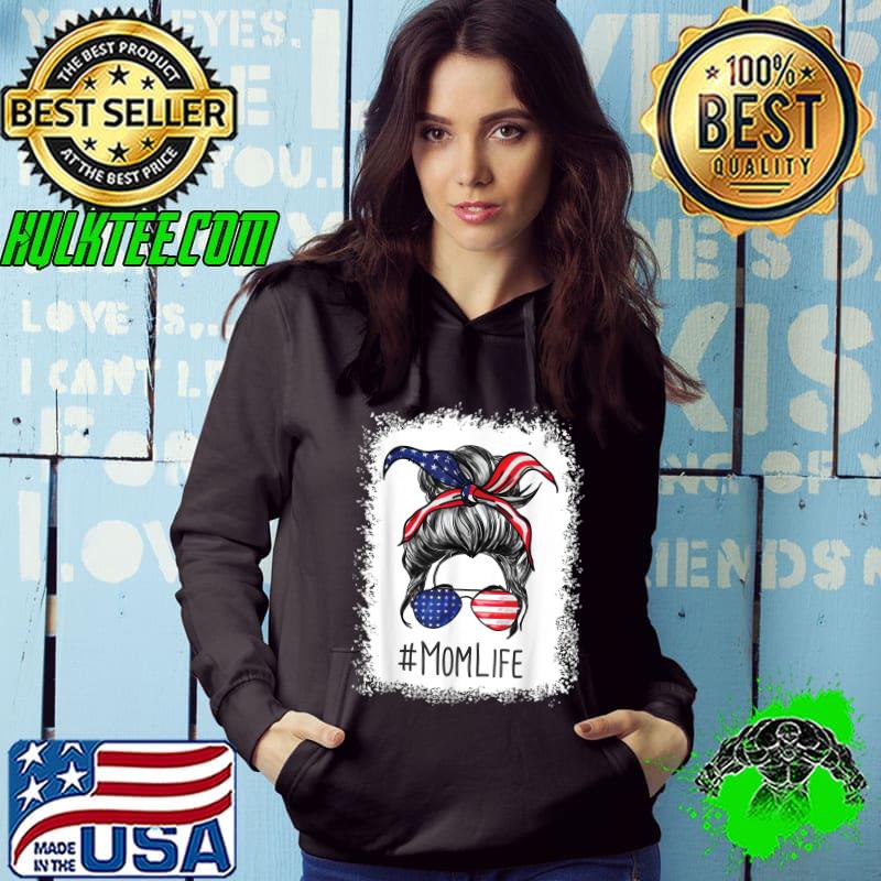 Classy Mom Life American Mom 4Th Of July Family T-Shirt