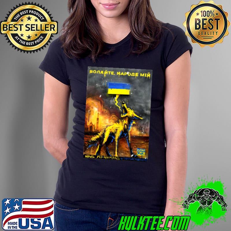 Creatures of colfax stand with Ukraine Ladies Tee Creatures of colfax stand with Ukraine Ladies Tee
