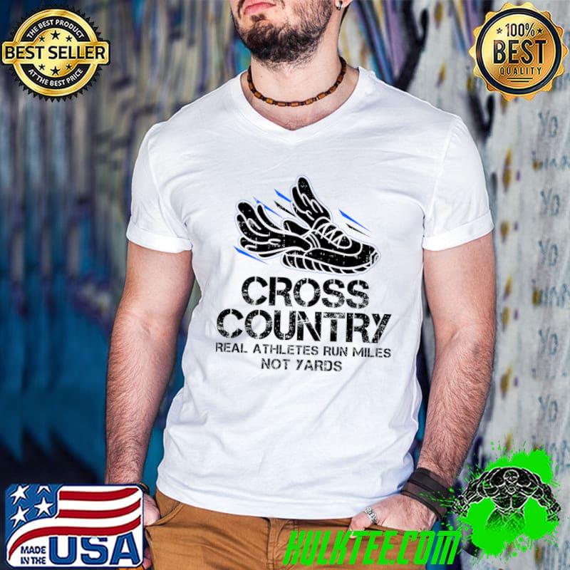 Cross Country Real Athletes Run Miles Jogging Cardio Sports Premium T-Shirt