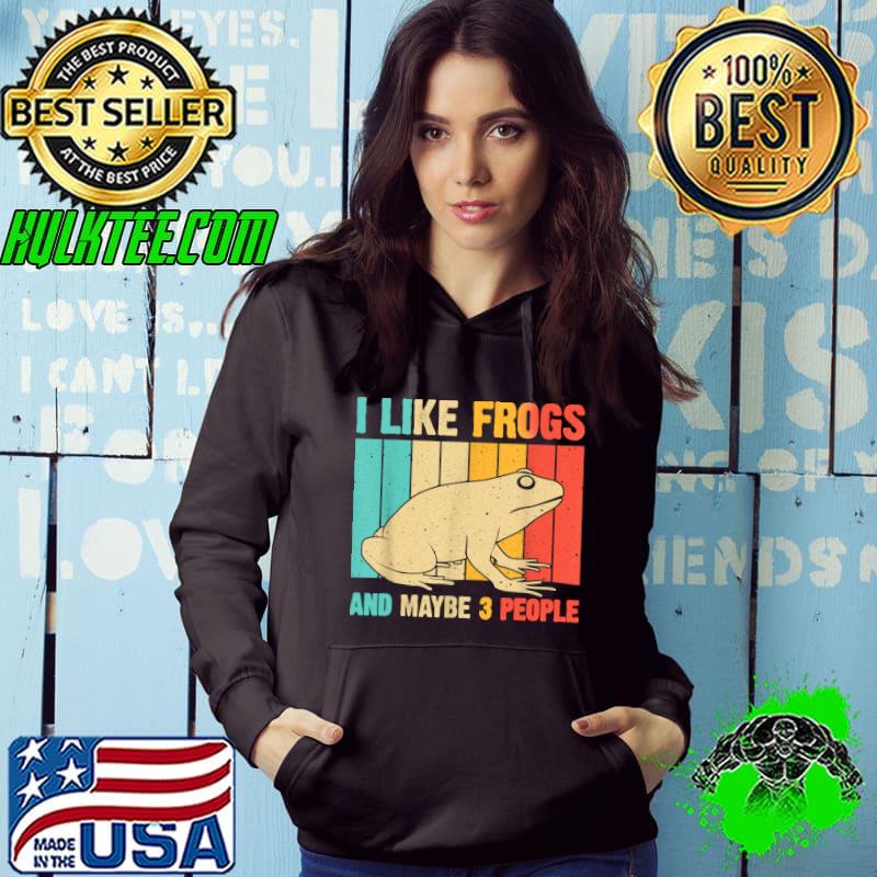 Cute Frog Design For Toad Lover Men Women Amphibian Animals T-Shirt