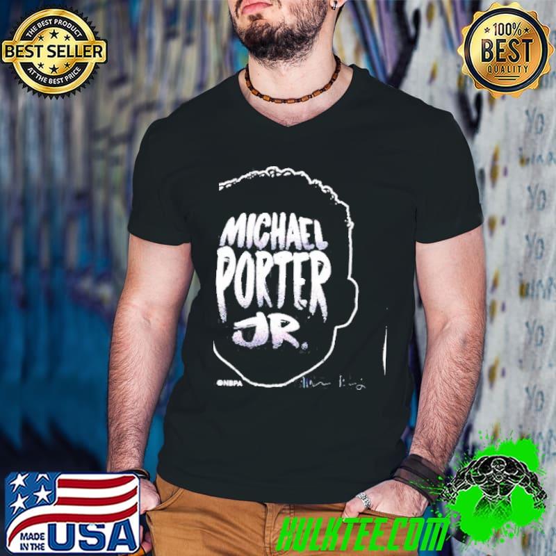 Denver basketball michael porter jr player silhouette shirt