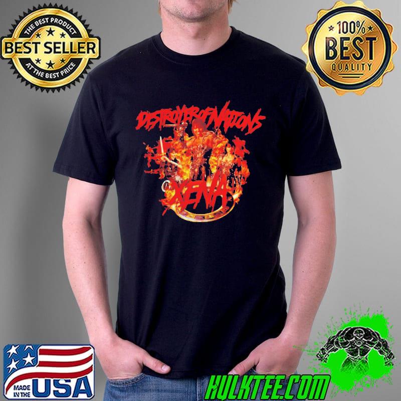 Destroyer of nations tour xena shirt
